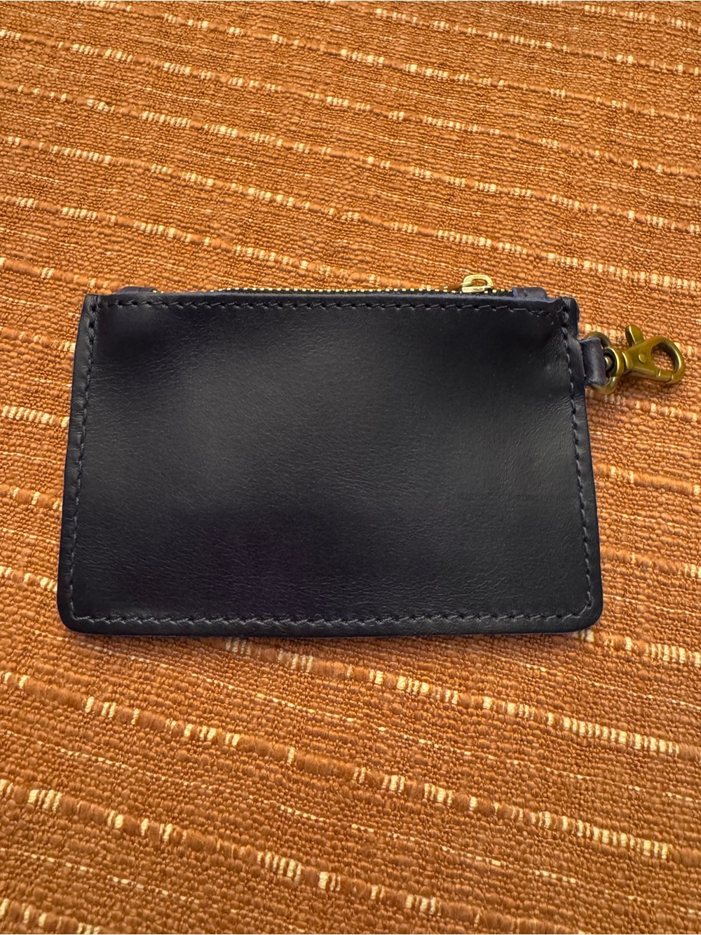 NWOT Portland Leather Zip-Zap Duo Wallet in Cowboy Blue - Picture 3 of 5